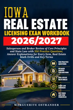 Iowa Real Estate Licensing Exam Workbook 2026/2027