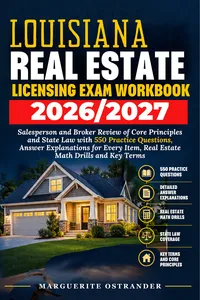 Louisiana Real Estate Licensing Exam Workbook 2026/2027_cover