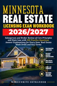 Minnesota Real Estate Licensing Exam Workbook 2026/2027_cover