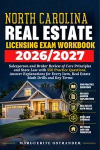 North Carolina Real Estate Licensing Exam Workbook 2026/2027_cover