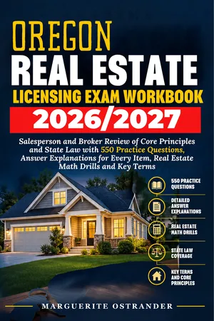Oregon Real Estate Licensing Exam Workbook 2026/2027
