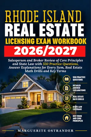 Rhode Island Real Estate Licensing Exam Workbook 2026/2027