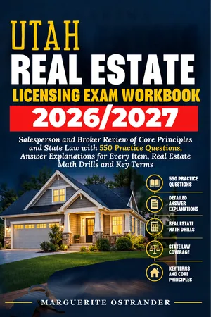 Utah Real Estate Licensing Exam Workbook 2026/2027