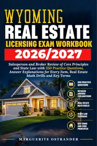 Wyoming Real Estate Licensing Exam Workbook 2026/2027_cover