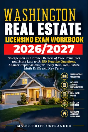 Washington Real Estate Licensing Exam Workbook 2026/2027