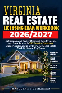 Virginia Real Estate Licensing Exam Workbook 2026/2027_cover