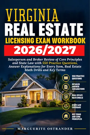 Virginia Real Estate Licensing Exam Workbook 2026/2027