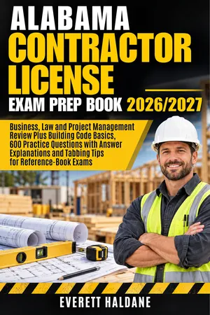 Alabama Contractor License Exam Prep Book 2026/2027