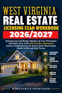 West Virginia Real Estate Licensing Exam Workbook 2026/2027_cover