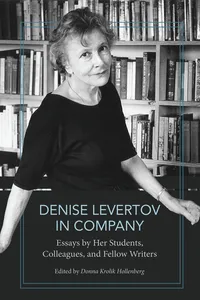 Denise Levertov in Company_cover