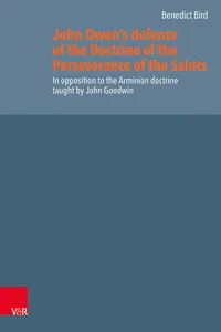 John Owen's Defence of the Doctrine of the Perseverance of the Saints_cover