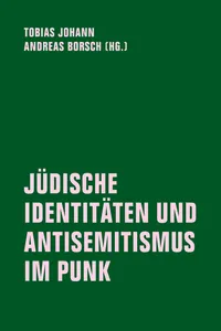Jüdische Identitäten und Antisemitismus im Punk_cover