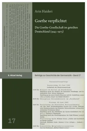 Goethe verpflichtet