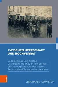 Zwischen Herrschaft und Hochverrat_cover