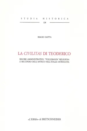 La Civilitas di Teoderico