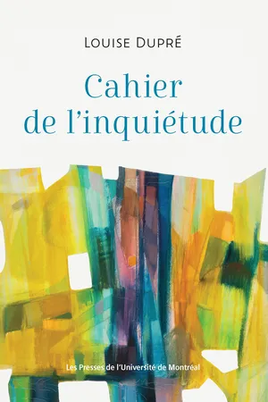 Cahier de l'inquiétude