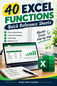 40 Excel functions: Quick reference sheets_cover