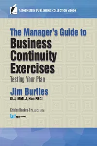 The Manager's Guide to Business Continuity Exercises_cover