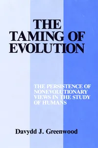 The Taming of Evolution_cover