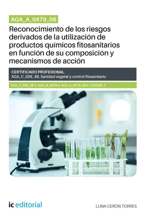 AGA_A_0479_06. Reconocimiento de los riesgos derivados de la utilización de productos químicos fitosanitarios en función de su composición y mecanismos de acción. AGA_C_008_4B