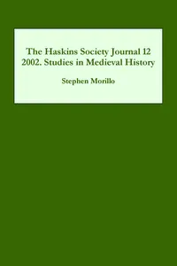 Haskins Society Journal 12_cover