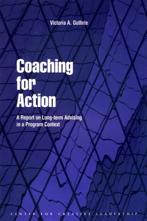Coaching for Action: A Report on Long-term Advising in a Program Context