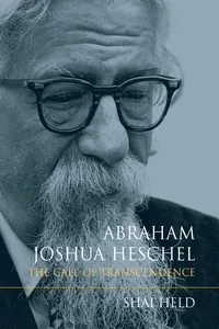 Abraham Joshua Heschel_cover