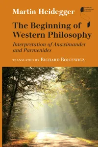 The Beginning of Western Philosophy_cover