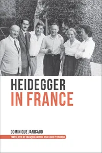 Heidegger in France_cover