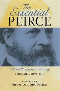 The Essential Peirce, Volume 2_cover