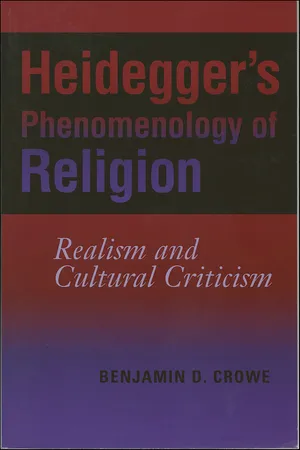 Heidegger's Phenomenology of Religion