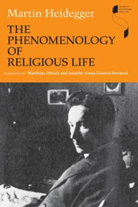 The Phenomenology of Religious Life_cover