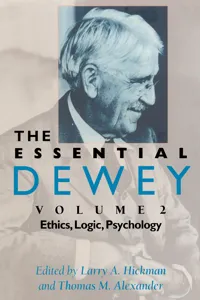 The Essential Dewey: Volume 2_cover