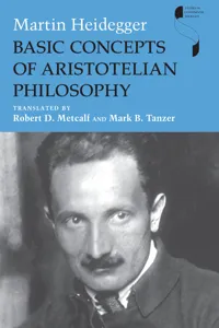 Basic Concepts of Aristotelian Philosophy_cover
