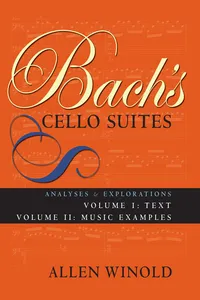Bach's Cello Suites, Volumes 1 and 2_cover