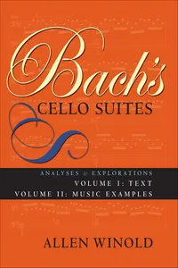 Bach's Cello Suites, Volumes 1 and 2_cover