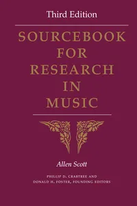 Sourcebook for Research in Music, Third Edition_cover