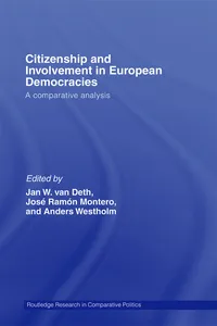 Citizenship and Involvement in European Democracies_cover