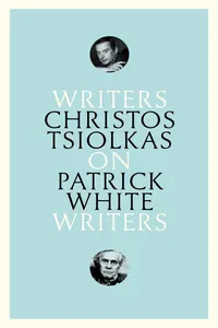 On Patrick White_cover