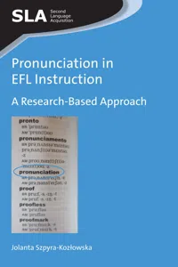 Pronunciation in EFL Instruction_cover