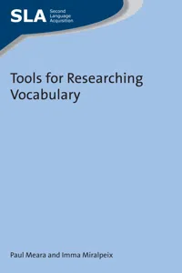 Tools for Researching Vocabulary_cover