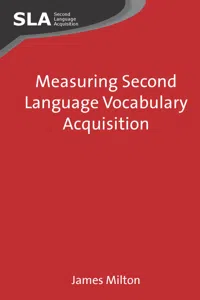 Measuring Second Language Vocabulary Acquisition_cover