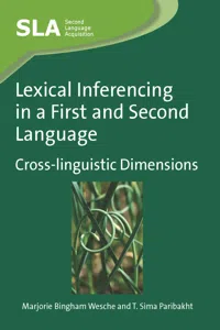 Lexical Inferencing in a First and Second Language_cover