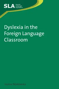 Dyslexia in the Foreign Language Classroom_cover