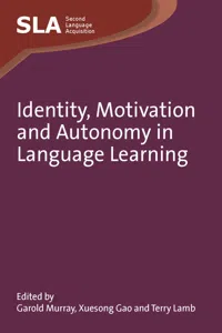 Identity, Motivation and Autonomy in Language Learning_cover