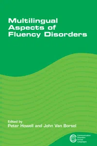 Multilingual Aspects of Fluency Disorders_cover