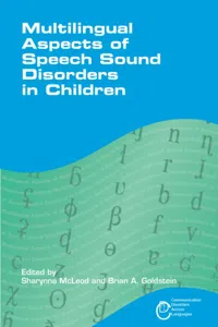 Multilingual Aspects of Speech Sound Disorders in Children_cover