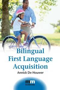 Bilingual First Language Acquisition_cover