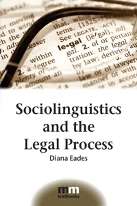 Sociolinguistics and the Legal Process_cover