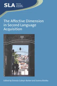 The Affective Dimension in Second Language Acquisition_cover